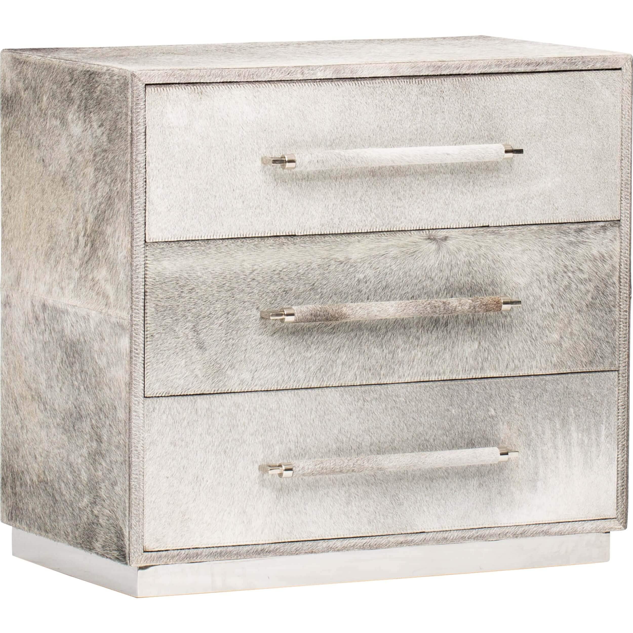 Image of Parkin Cowhide Nightstand
