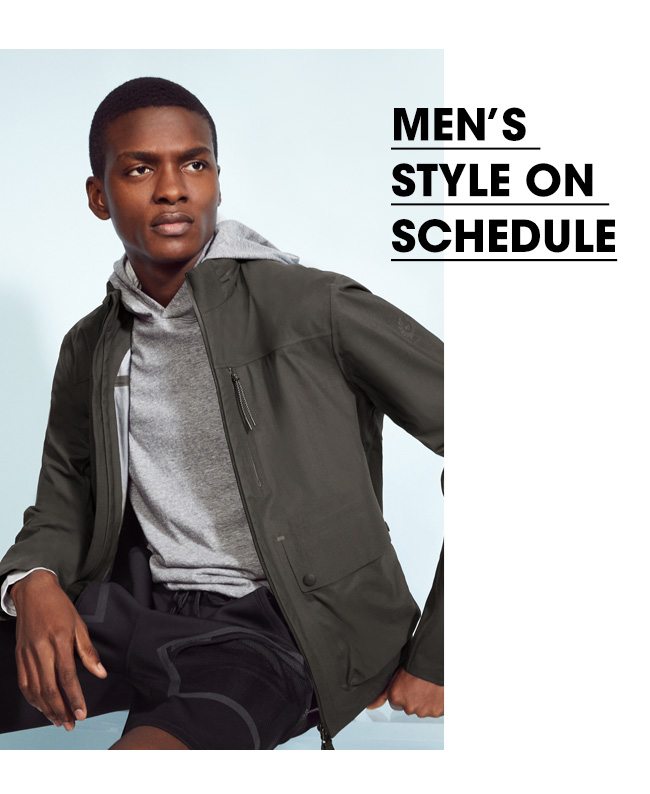 MEN'S STYLE ON SCHEDULE