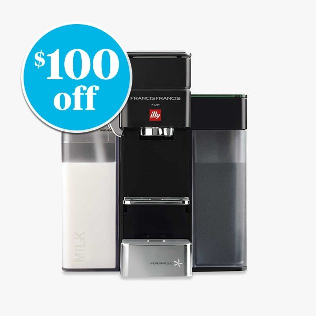 illy francis francis y5 Milk Espresso Machine - $100 off