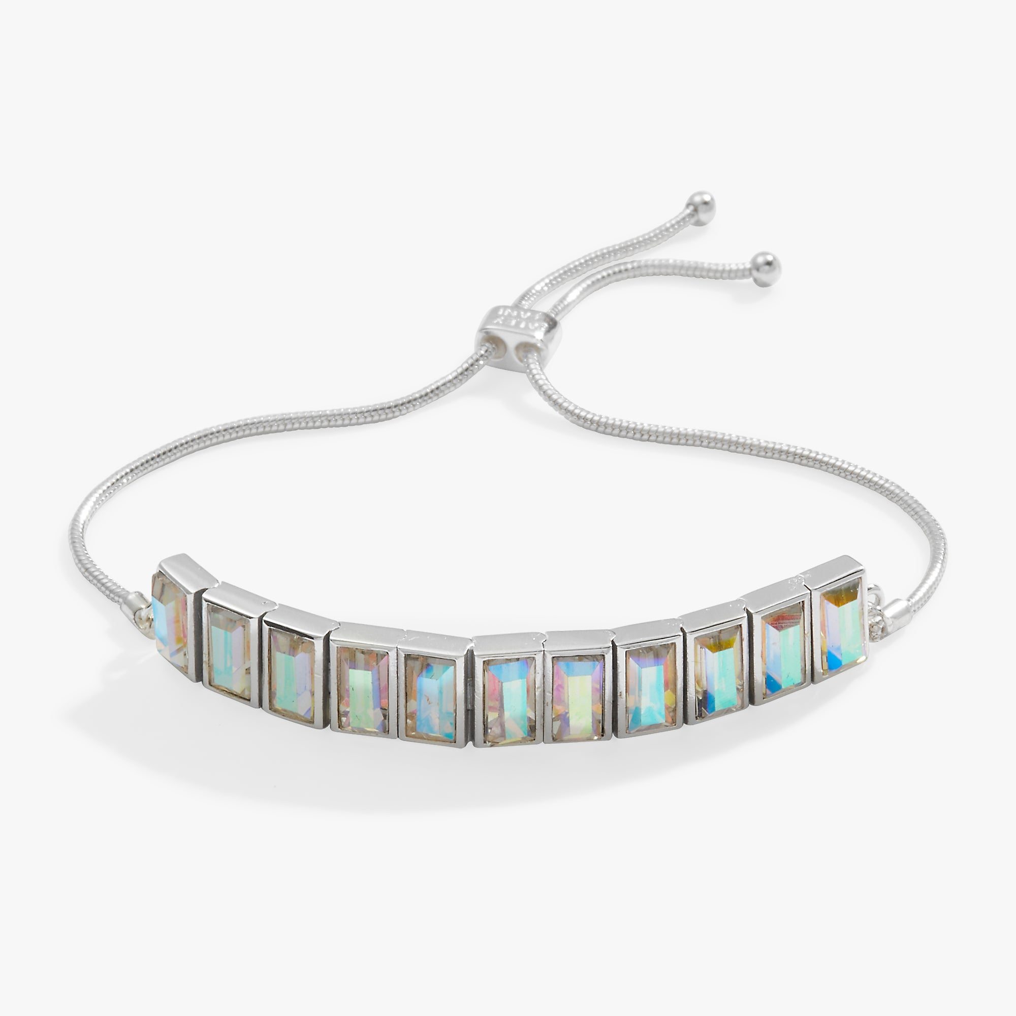 Crystal Baguette Bolo Tennis Bracelet