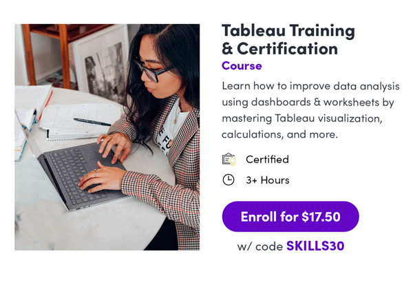 Tableau Training & Certification Course