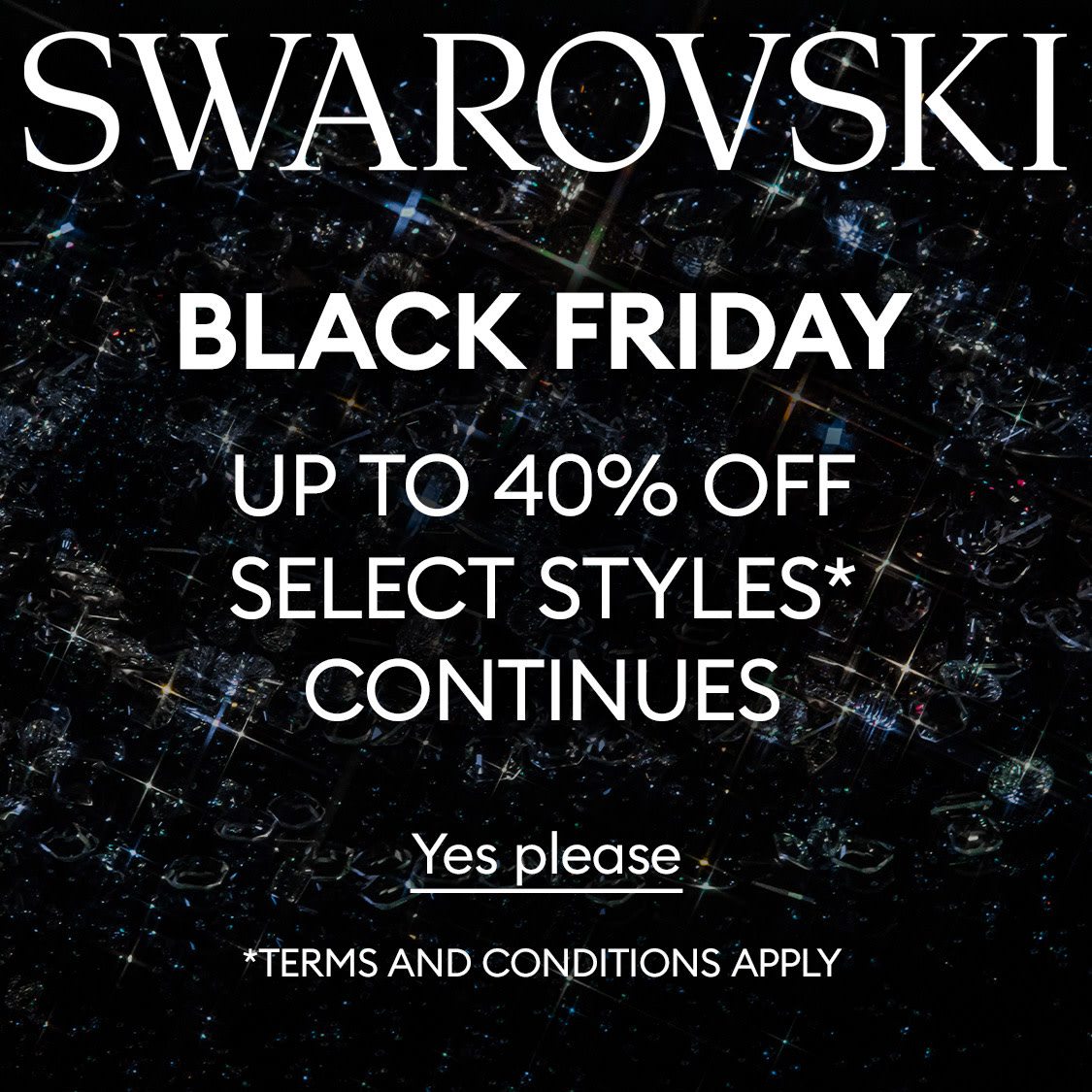 Black Friday up to 40% off select styles*