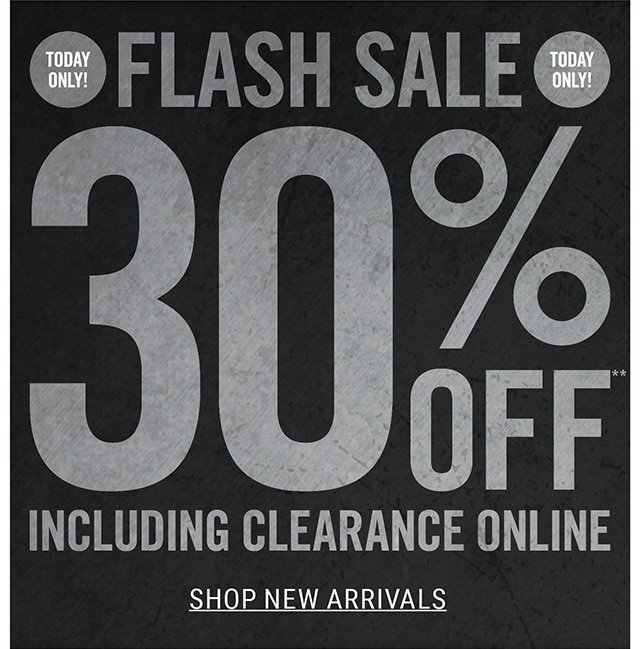 Flash Sale 30% Off