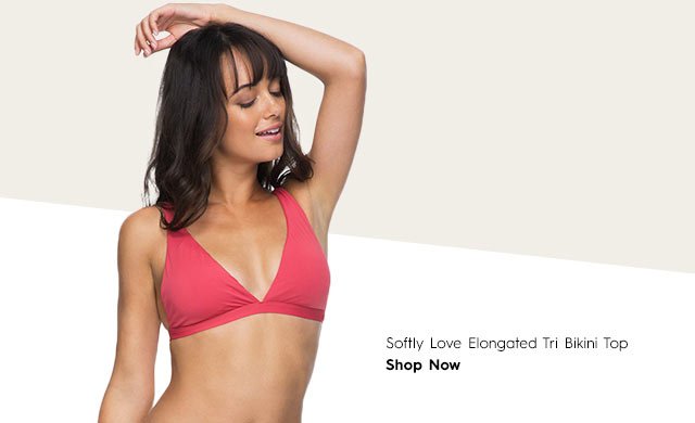 Silhouette 2 Top - Softly Love Elongated Tri Bikini Top