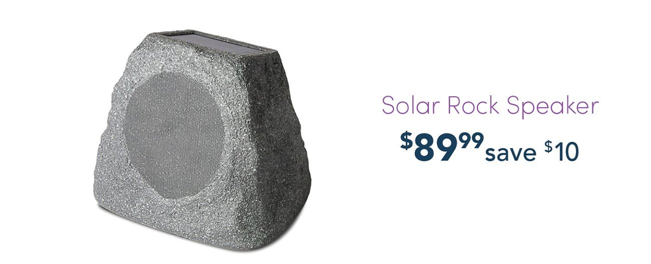 Solar-rock-speaker