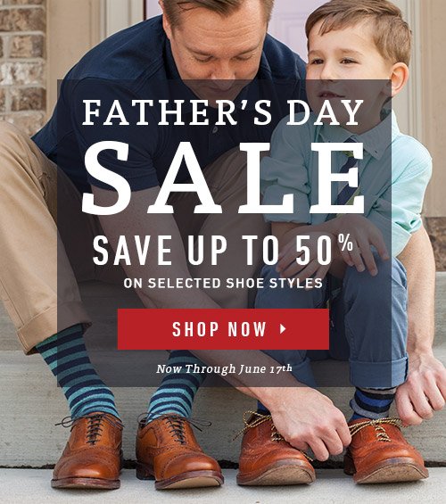 Save up to 50% on selected shoe styles