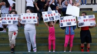 School Shooting Survivors Call For a March on Washington as Trump Blames and Exploits Them