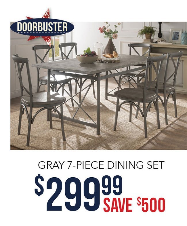 Gray-dining-set