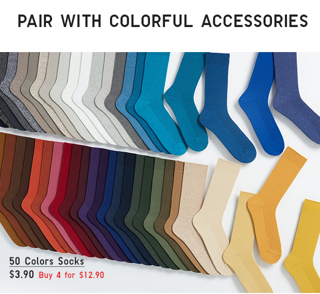 PDP9 - 50 COLORS SOCKS