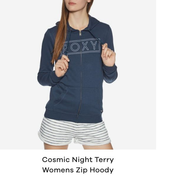Roxy Cosmic Night Terry Womens Zip Hoody