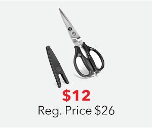 Cangshan 9" TOP CUT Heavy-Duty Kitchen Shears $12 (reg. $26)