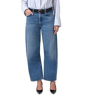 Citizens of Humanity Miro High Rise Ankle Barrel Jeans in Pacifica