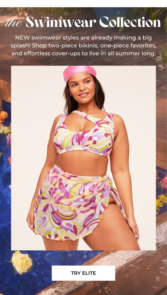 the Swimwear Collection - NEW swimwear styles are already making a big splash. Shop two-piece bikinis, one-piece favorites, and effortless cover-ups to live in all summer long.