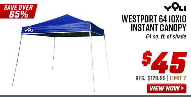 Yoli Westport 64 10x10 Instant Canopy