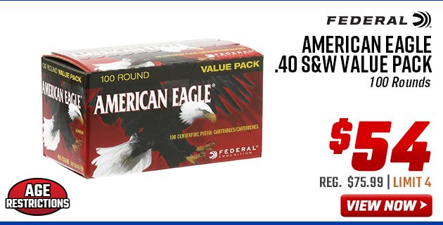 Federal American Eagle .40 S&W Value Pack