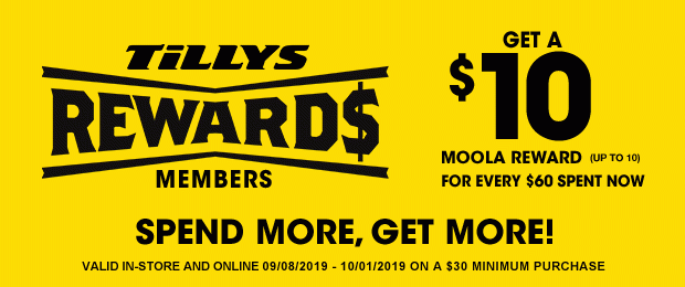 Get A $10 Moola Reward For Every $60 Spent - More Info Here