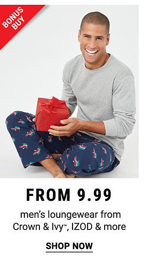 Bonus Buy - Men's loungewear from Crown & Ivy™, IZOD & more. Shop Now.