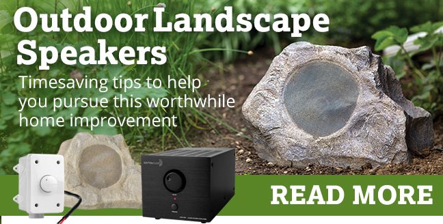 Outdoor Landscape Speakers. READ MORE