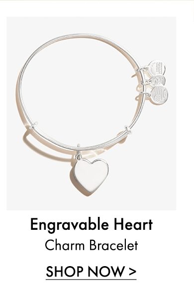 Engravable Heart Bangle| Shop Now