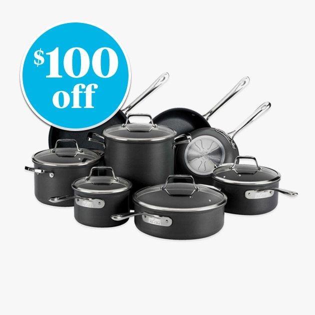 EXCLUSIVELY OURS℠ - All-Clad B1 Nonstick Hard Anodized 13-Piece Cookware Set - $100 off