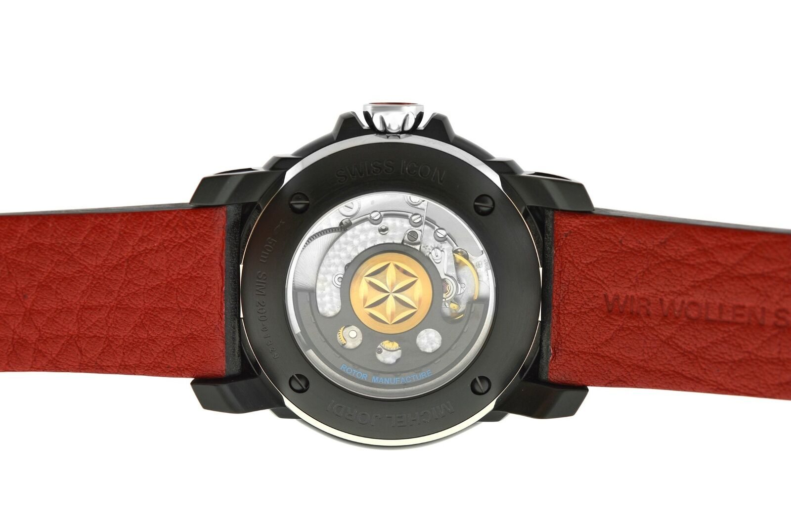 Image of New Men's Michel Jordi Paradelplatz SIM.200.07.002.01 Automatic 43MM Watch