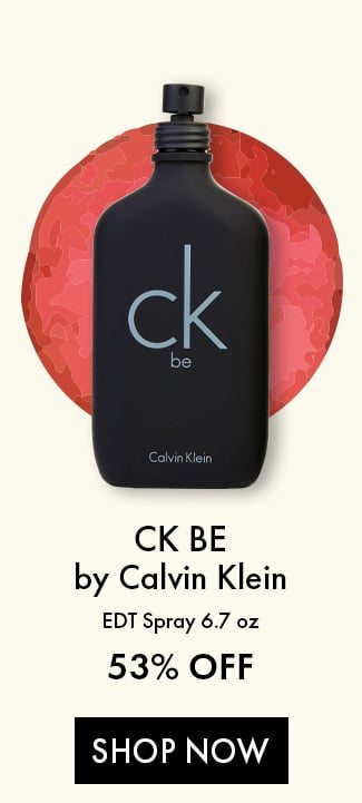 CK BE by Calvin Klein. EDT Spray. 6.7 oz. 53% Off. Shop Now