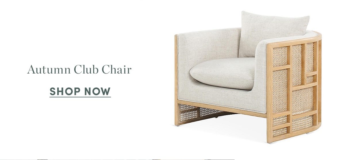 Autumn Club Chair, Natural/Flax Linen