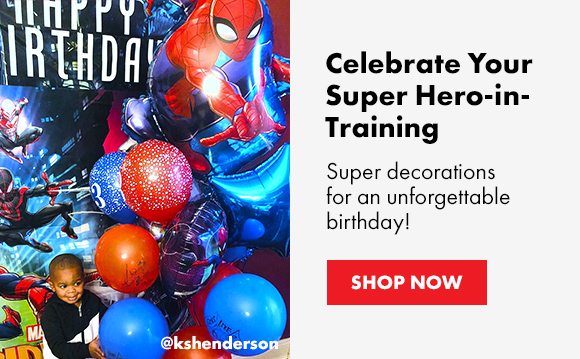 Celebrate Your Super Hero-in-Training | Super decorations for an unforgettable birthday! | SHOP NOW