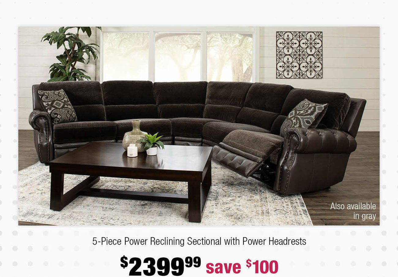 Power-reclining-sectional