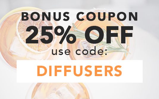 Your 25% Off Coupon - Use Code: DIFFUSERS