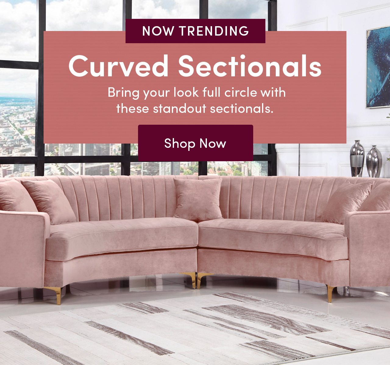 Curved Sectionals
