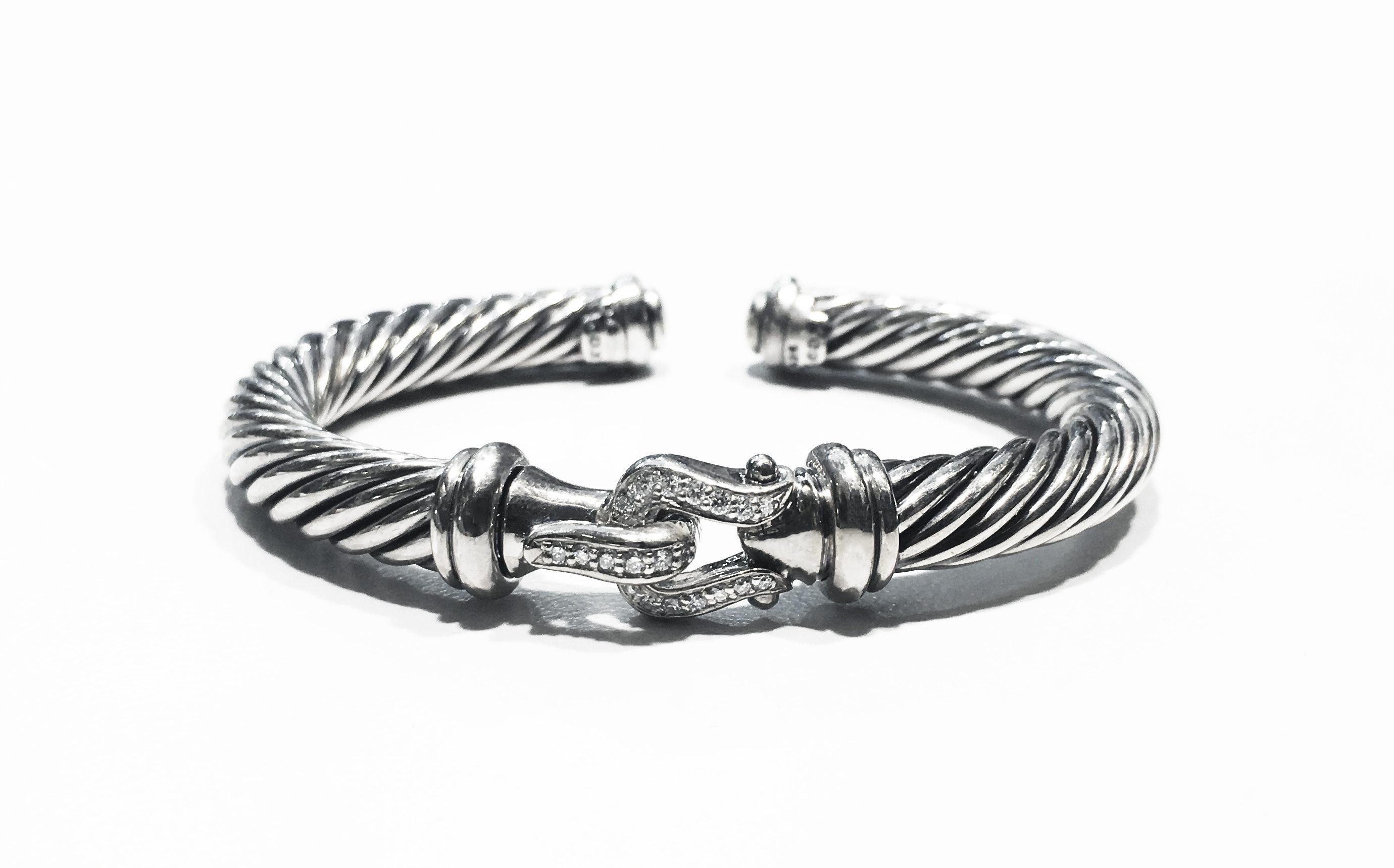 Image of David Yurman  Cable Collection Sterling Silver Bracelet