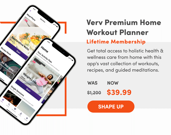 Verv Home Workout Planner | Shape Up