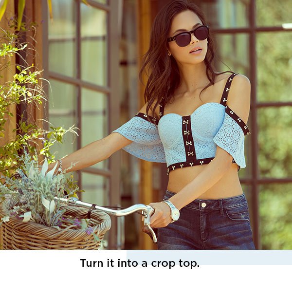 Turn it into a crop top.