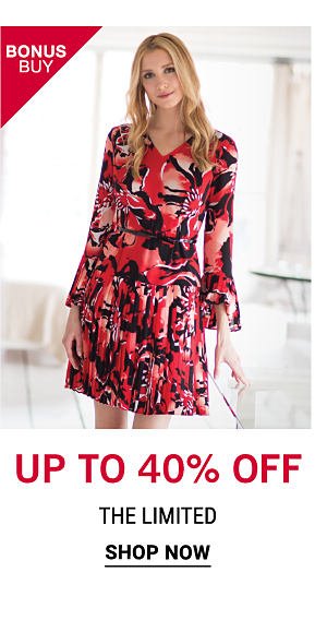 Bonus Buy - up to 40% off THE LIMITED. Shop Now.