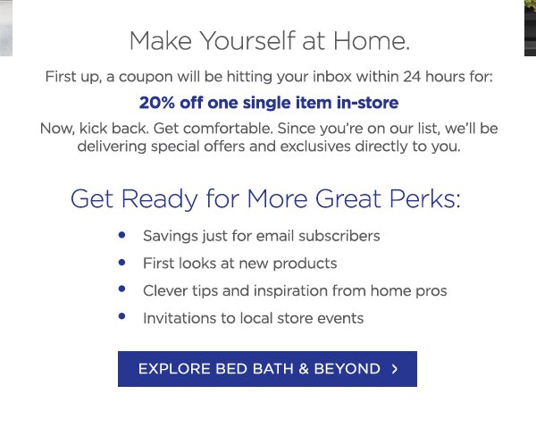 EXPLORE BED BATH & BEYOND