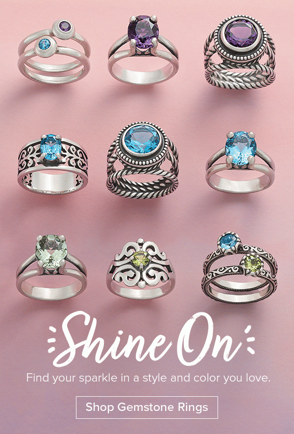 Shine On - Find your sparkle in a style and color you love. Shop Gemstone Rings