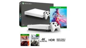 Microsoft Xbox One X 1TB White Limited Edition Battlefield V Deluxe Bundle