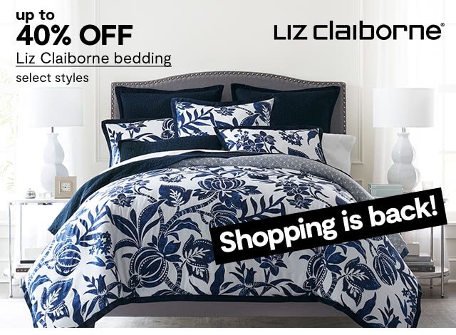 up to 40% Off Liz Claiborne bedding, select styles