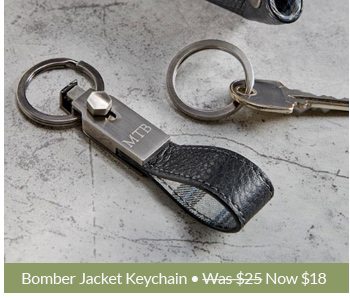 Shop Bomber Jacket Keychain