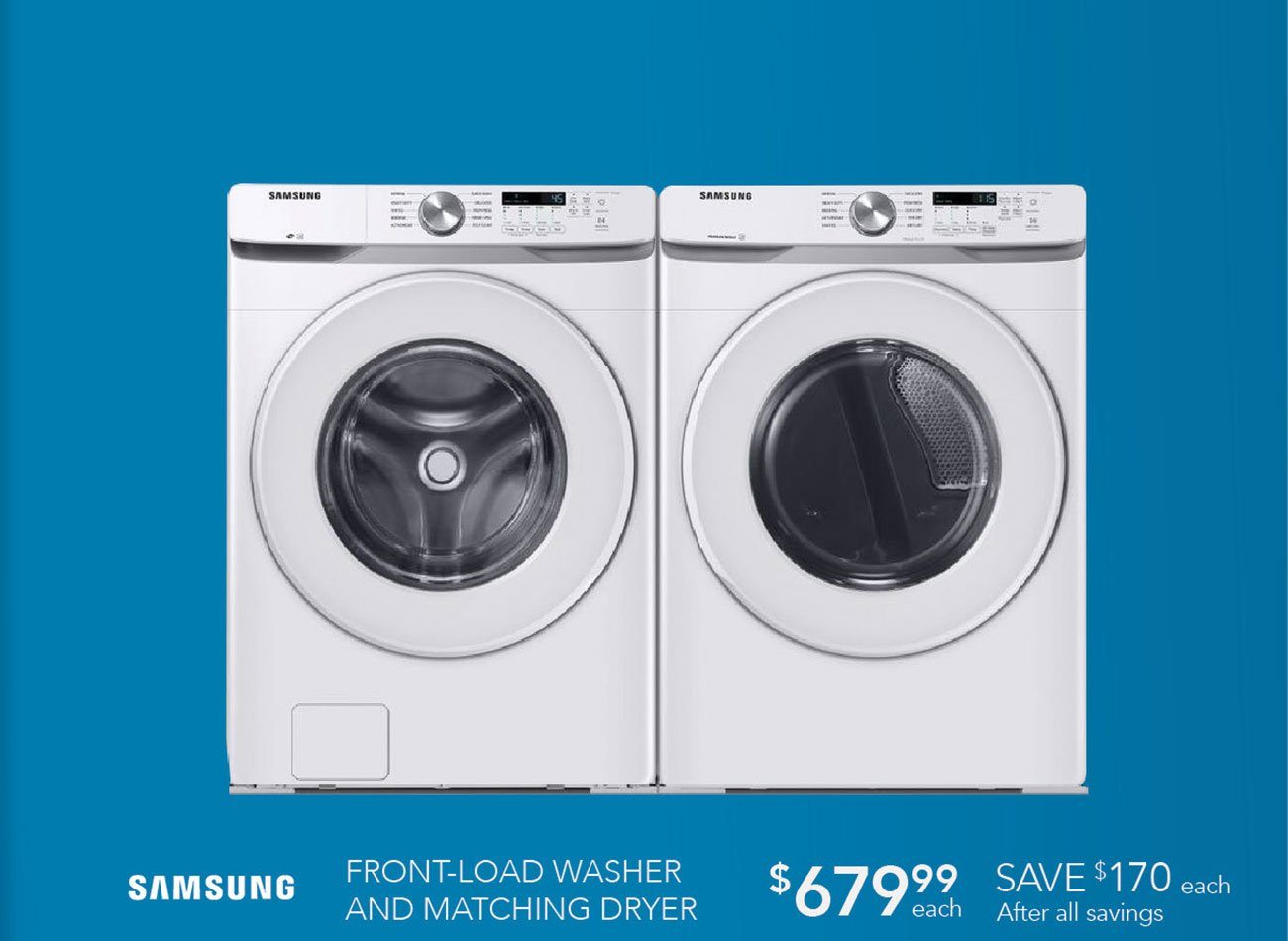 Samsung-front-load-washer-dryer