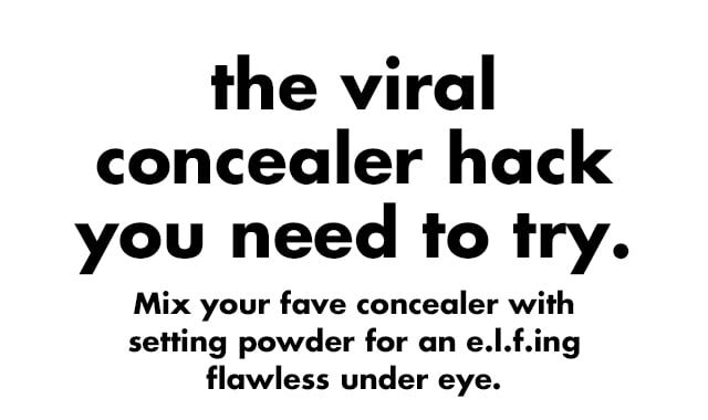 The viral concealer hack you need to try