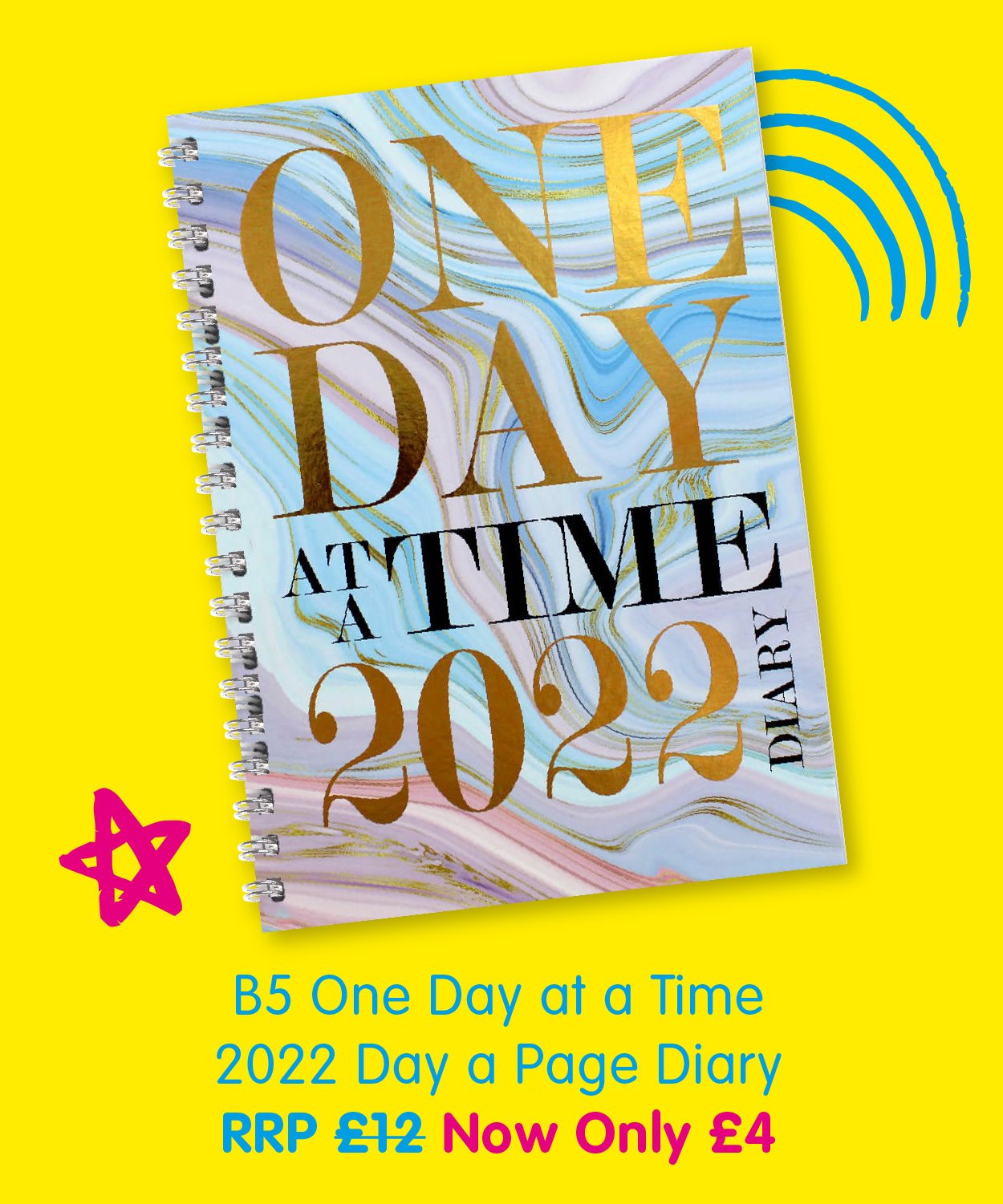 B5 One Day at a Time 2022 Day a Page Diary