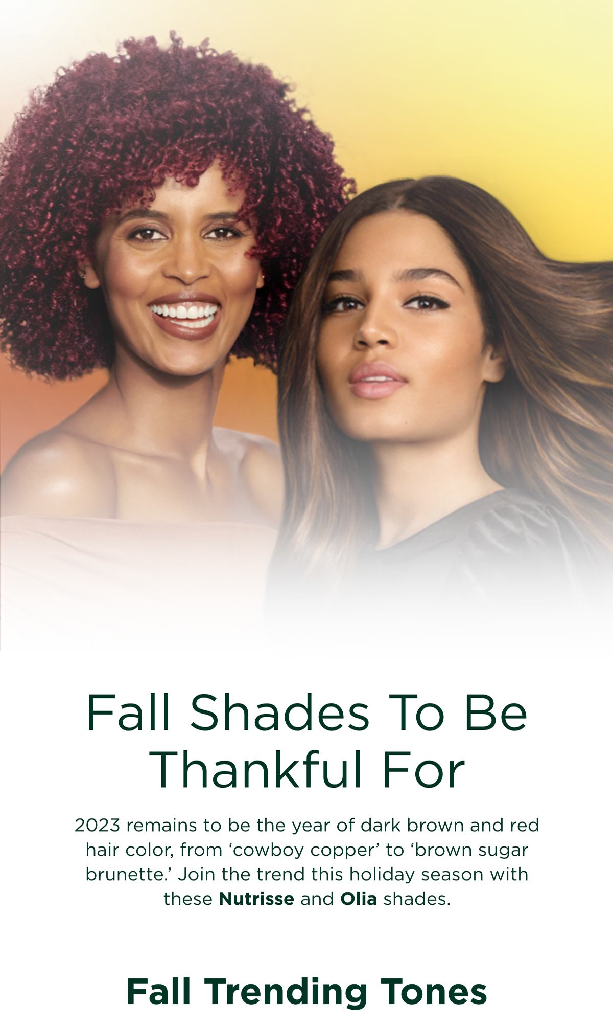 Fall Hair Colors to Be Thankful for