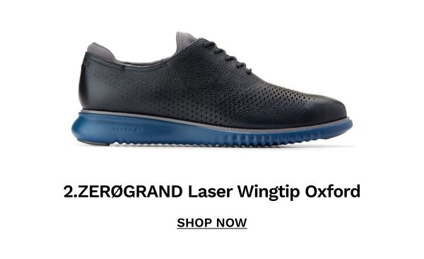 2.ZERØGRAND Laser Wingtip Oxford | SHOP NOW