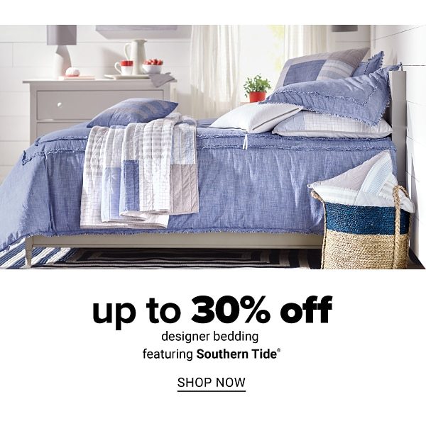 Up to 30% off Designer Bedding feat. Southern Tide - Shop Now