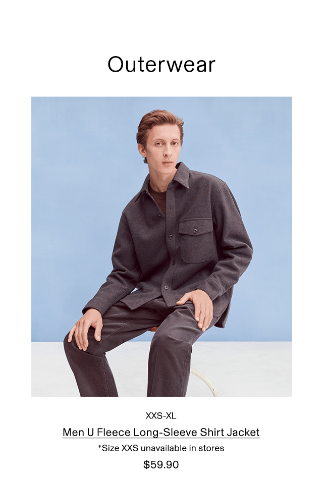 PDP1 - MEN U FLEECE LONG-SLEEVE SHIRT JACKET
