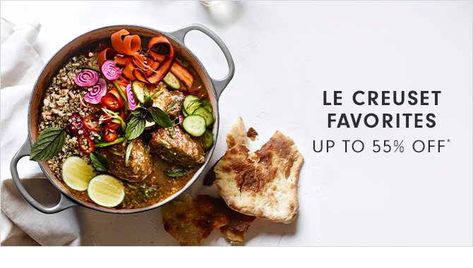 LE CREUSET FAVORITES - UP TO 55% OFF*