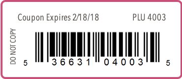 Coupon Expires 2/18/18