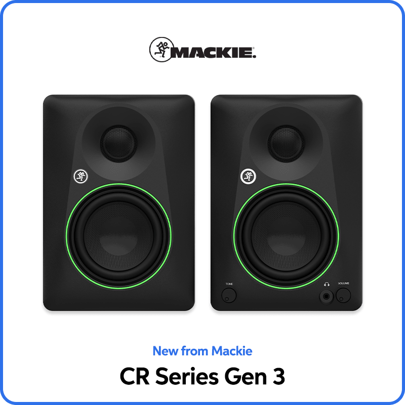 New from Mackie. CR Series Gen 3.